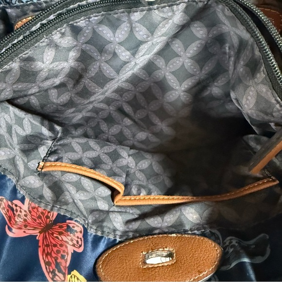 Franco Sarto Navy Butterfly Shoulder Bag - Picture 13 of 16